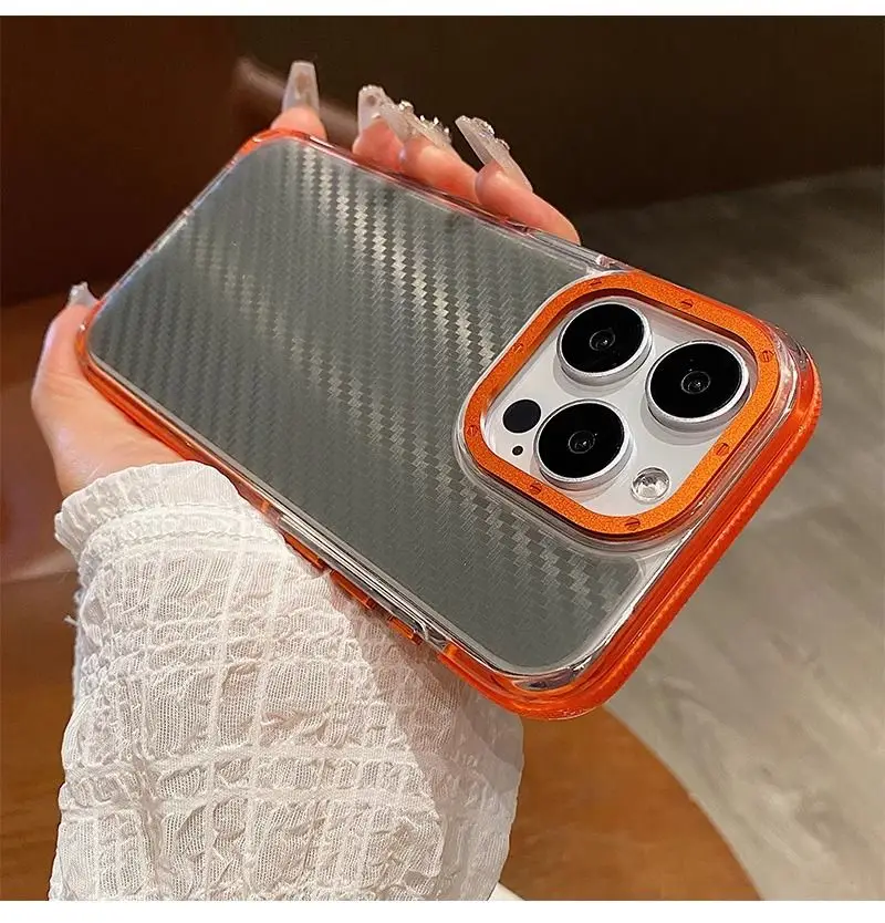 

Чехол с узором из углеродного волокна для iPhone 14ProMax, подушка безопасности, Противоударная, 13, новинка, 12, Premium Sense Skin Sense 15promax 14promax 13promax 12 p