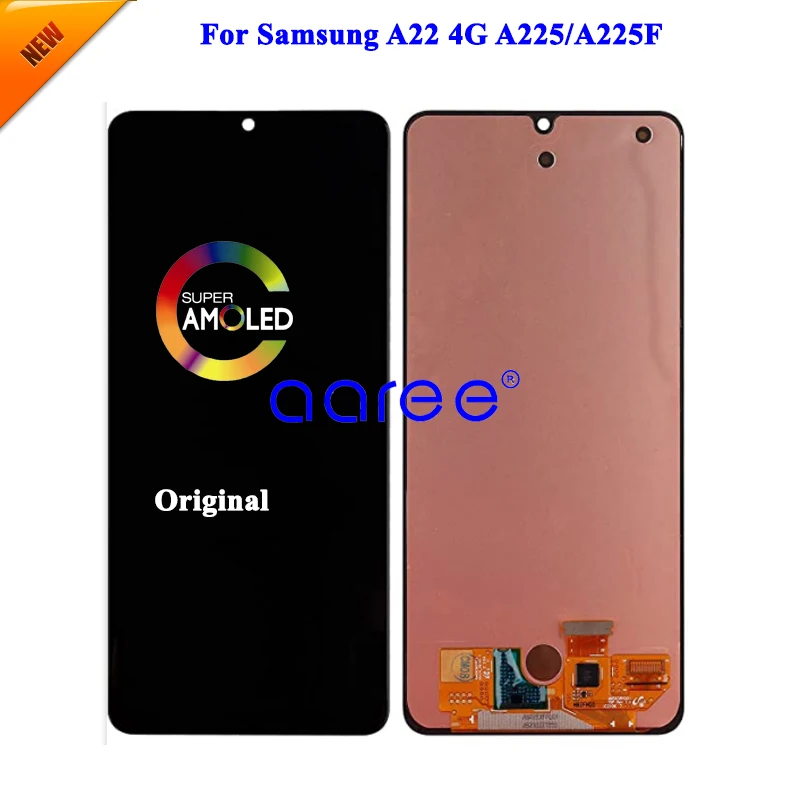

Replacement Parts Super AMOMLED Original LCD For Samsung A22 4G LCD For Samsung A22 A225F LCD Screen Touch Digitizer Assembly
