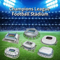 10 in 1 Champions League Football Stadium 3D Three-dimensional Paper Puzzle DIY Mosaic Construction Gym Toy Gift Educational Toy 2