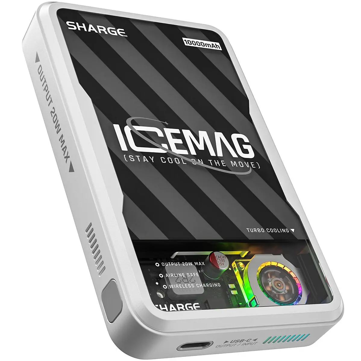 Sharge ICEMAG Review:1st Magnetic Power Bank with Active Cooling