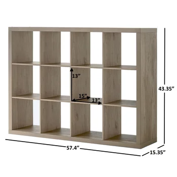 Organizers for Room 12-Cube Storage Organizer Desk Pencil Holder Free Shipping Home Organization and Storage Bookcase for Books 6