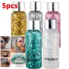 5pcs Festival Body Glitter Gel Face Eye Glitter Eyeshadow Holographic Cosmetic Laser Powder Chunky Nails Hair Glitter Bar Makeup 1