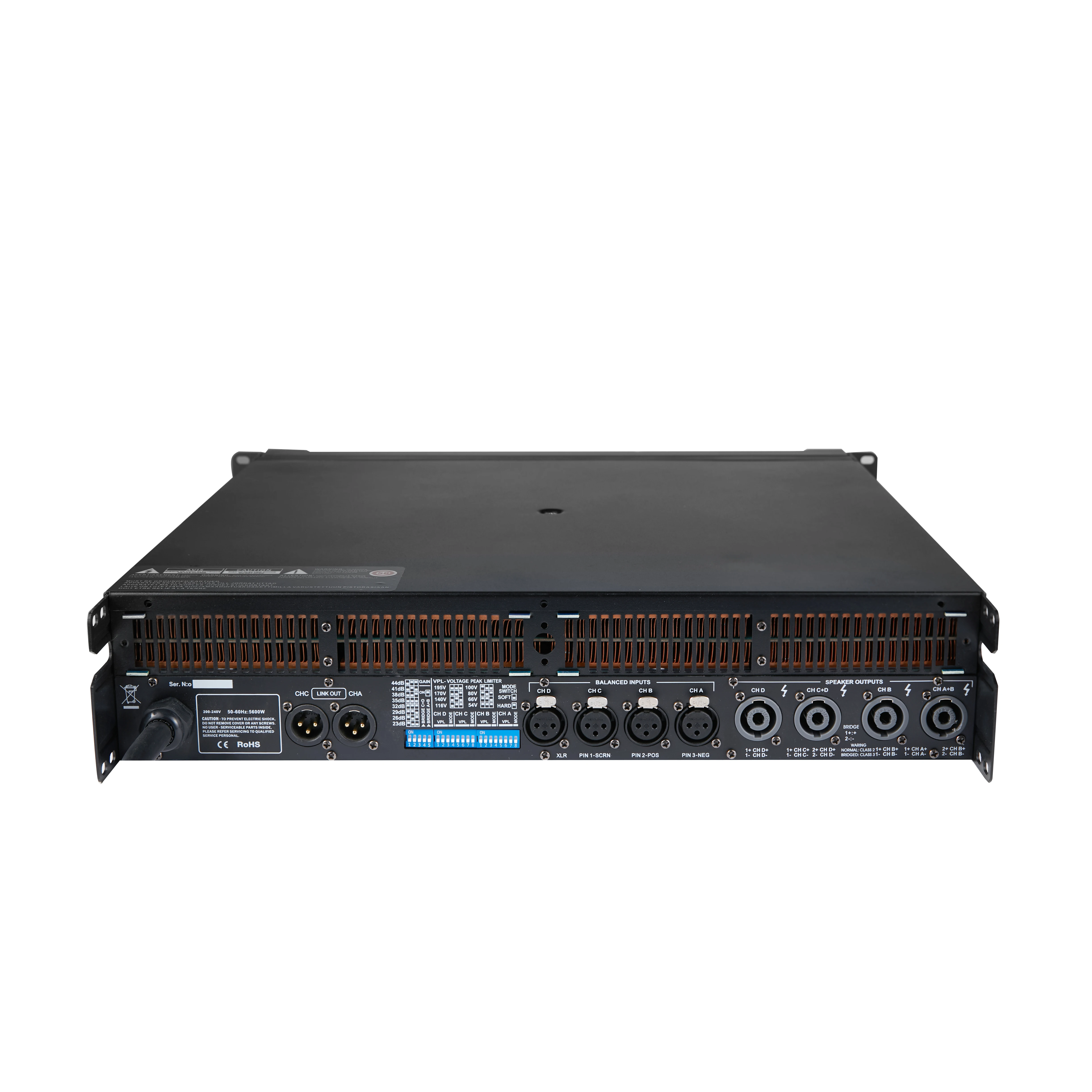 FP20000Q 전문 파워 앰프 4채널 2200W×4 8Ω 클래스 D 스위칭 앰프 (무대 공연, 노래방용)