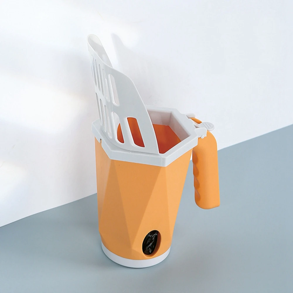 

Лопатка для кошачьего туалета, самоочищающийся кошачий Туалет, большая емкость, с держателем для мешков, аксессуары для домашних животных