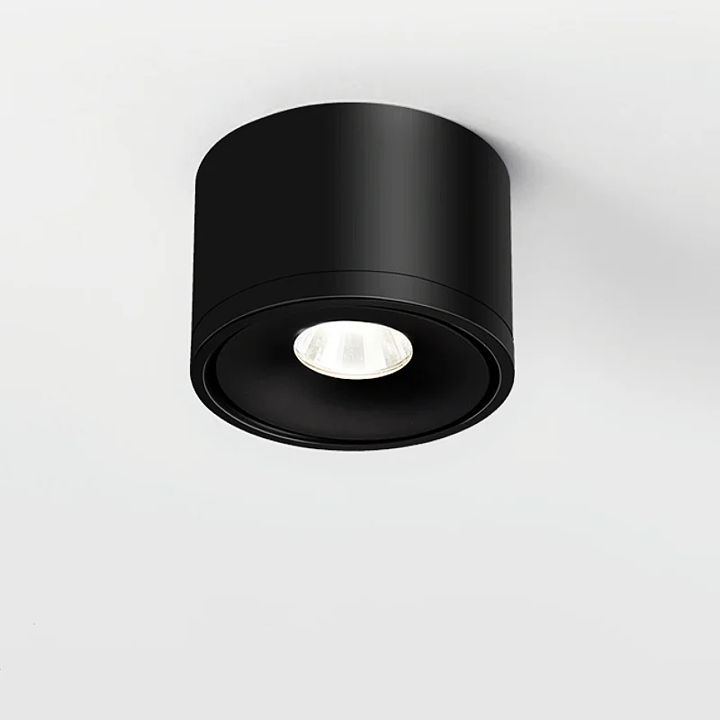 Ultra-thin open-mounted adjustable Angle spotlight LED ceiling light anti-glare aisle light 5W7W10W12W15W18W20W25W