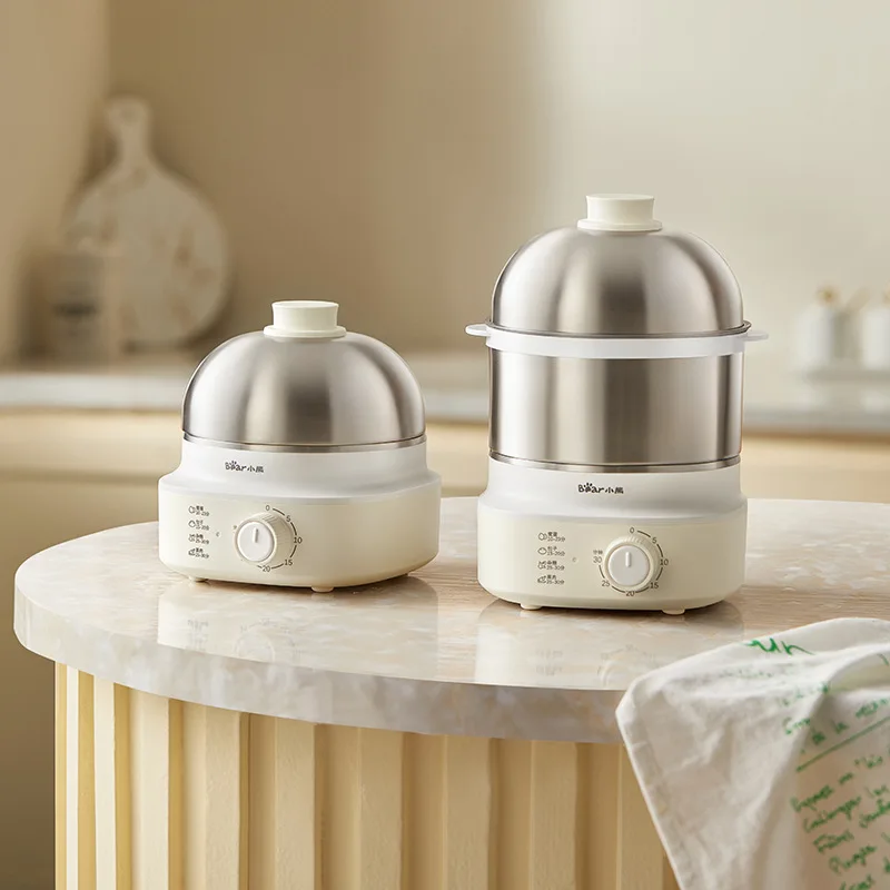 360W Electric Egg Boiler Breakfast Machine Multicooker Steamer Automatic Egg Cookers Home Egg Custard Steaming Cooker with Timer 5