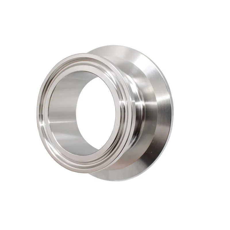SS304 SS316L Stainless Steel Quick Fit Variable Diameter Sanitary Food Grade Blanking Plate Clamp Size Adapter