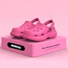 Women Clogs Summer Women Sandals Thick Bottom Home Slides Soft EVA Dry Wedges Platform Garden Shoes Beach Sandals Home Slippers 2