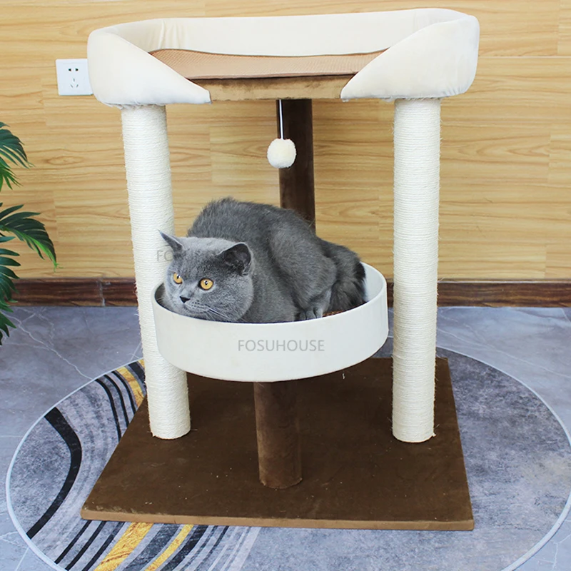 Parque de juegos de árbol de nido de marco de escalada para gatos, casa de  árbol de gato grande, Centro de Actividades, torre de árbol, productos para  mascotas de gatos - AliExpress