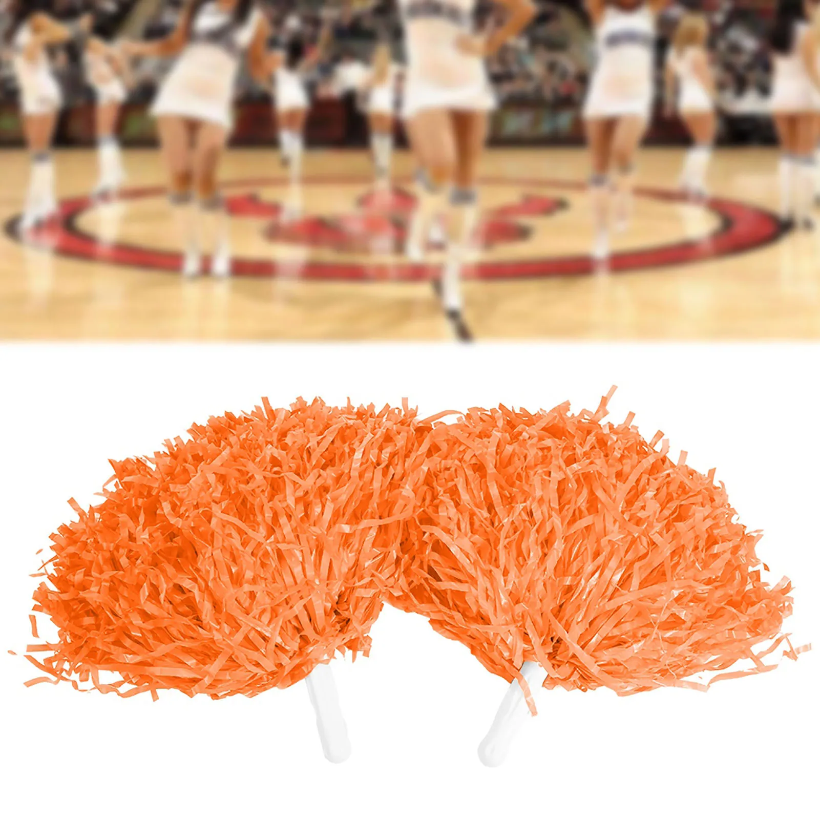 8 Colors 2pcs Cheerleader Pom Poms Squad Cheer Sports Party Dance Useful Accessories Chear Poms Cheerleading Poms Cheer Pompoms