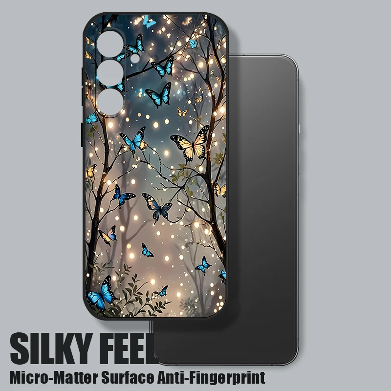 Dream Butterfly Print Soft TPU Phone Case Cover