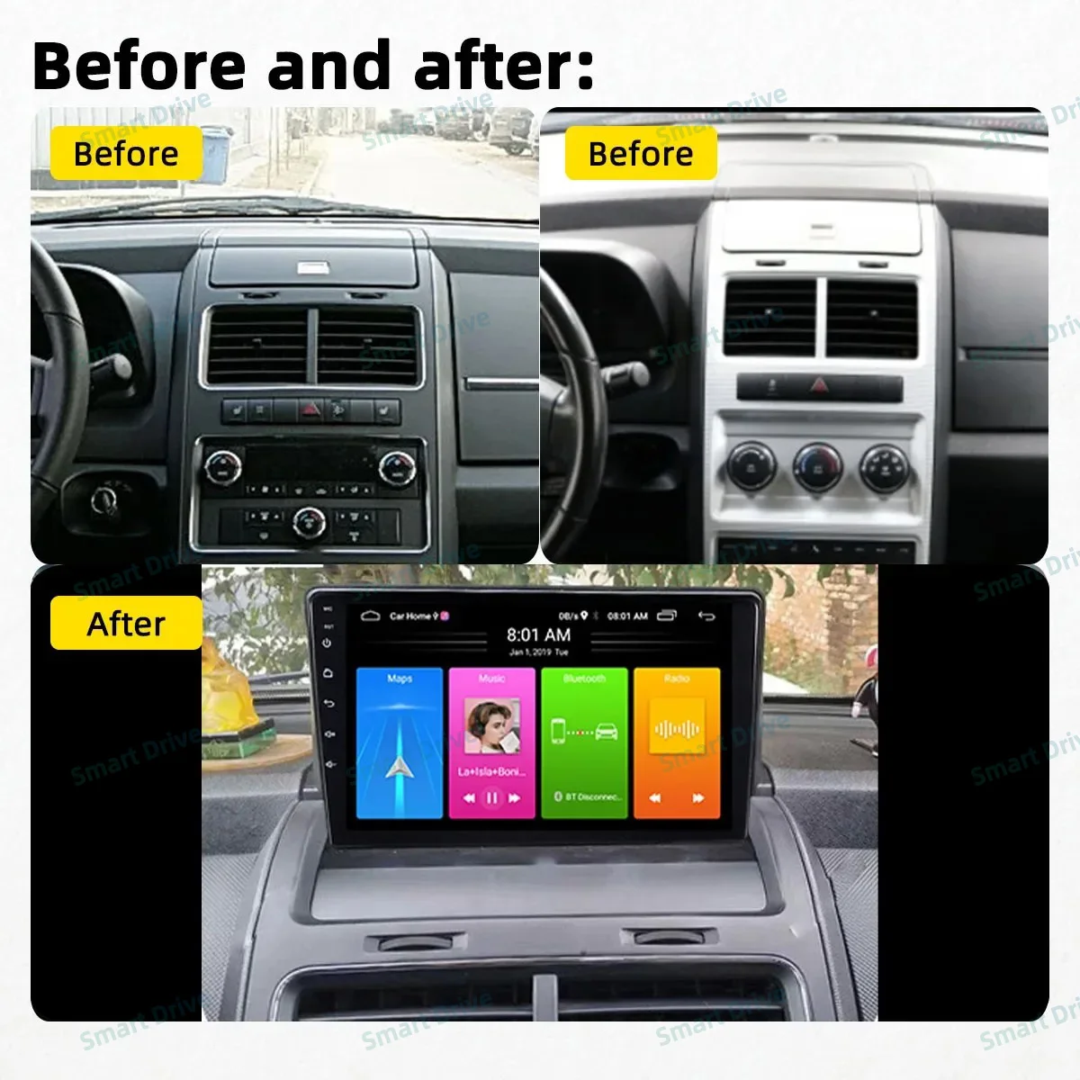 Car Radio With Backup Camera Android 15 Car Stereo For Dodge