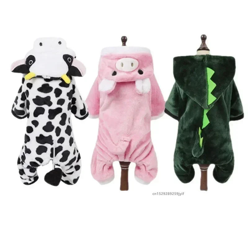 Dog Clothes Warm Fleece Pet Dogs Hoodie for Small Dogs Winter Pet Clothing dog clothes