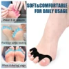 Silicone Finger Toe Protector Toe Separators Stretchers Straightener Bunion Protector Pain Relief Foot Care 5 Colors 3