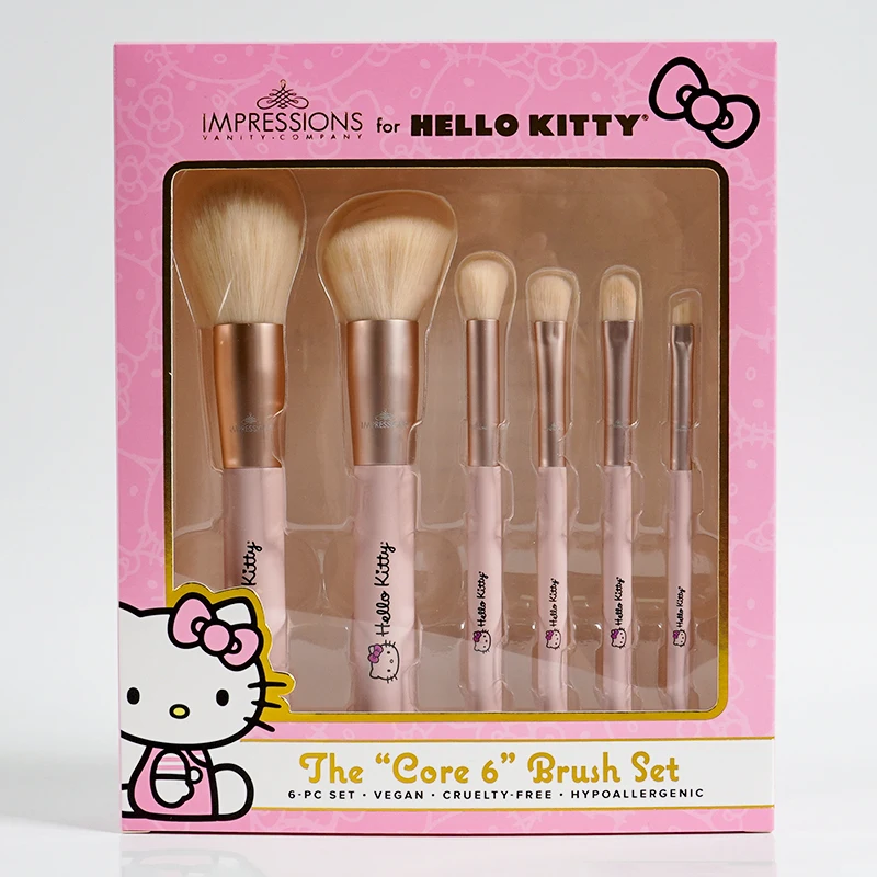 サンリオ-ハローキティのメイクブラシセット,kawaii,アイシャドウ