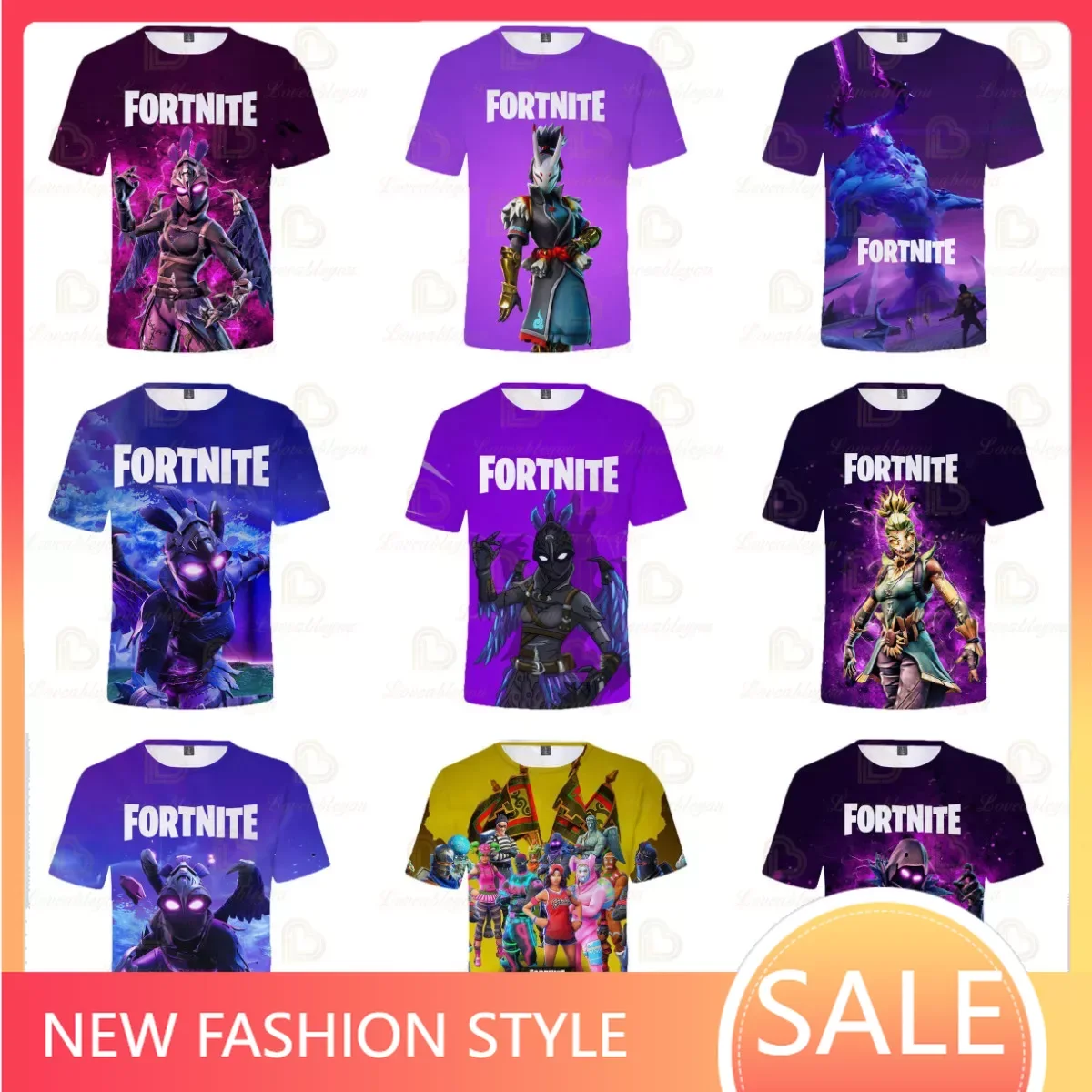 Battle Royale 2021 Nuovo Design Fortnite Victory T-Shirt Bambini Top Ragazze Ragazzi Vestiti Harajuku Tshirt Bambino Tshirt Hero