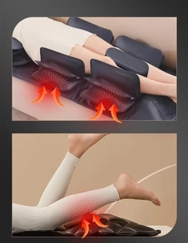 Upgrade Large Area Vibration Airbag Swing Heated Neck Massager Full Body Massage Mat Mattress Traction Lumbar with Remote Contro 3