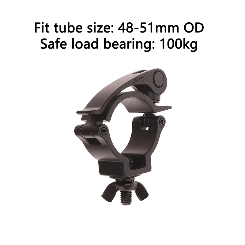 Aluminum Quick Release Single Ring Buckle Clamp