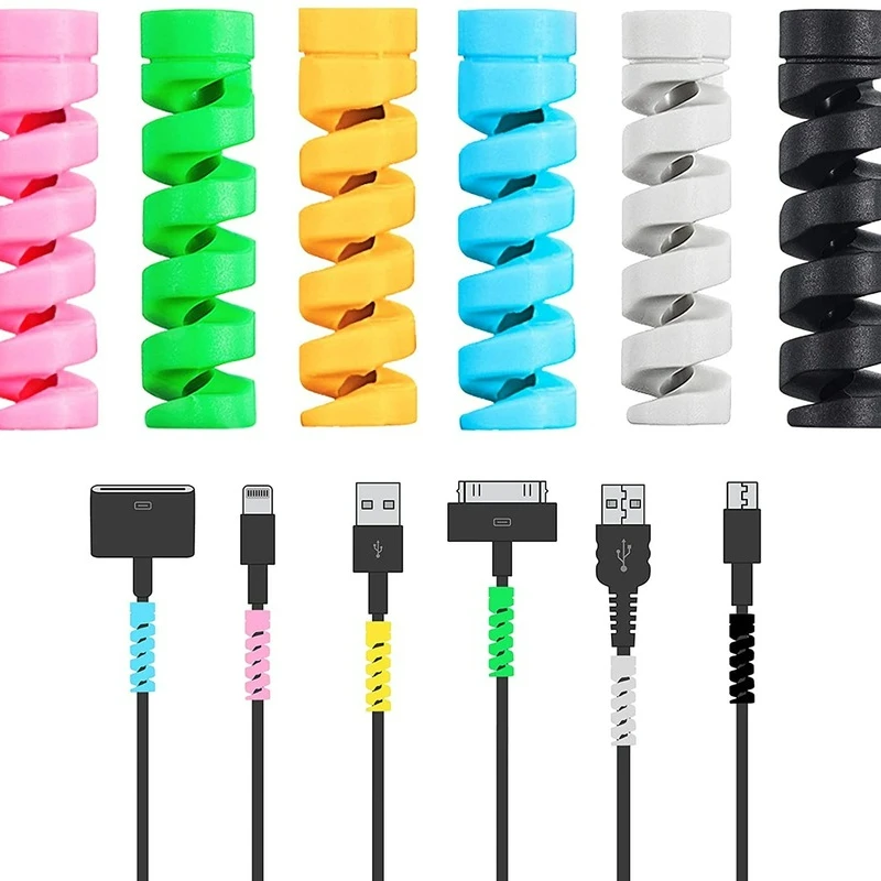 10pcssetCableProtectorChargerProtectorsCordProtectorCordSaver