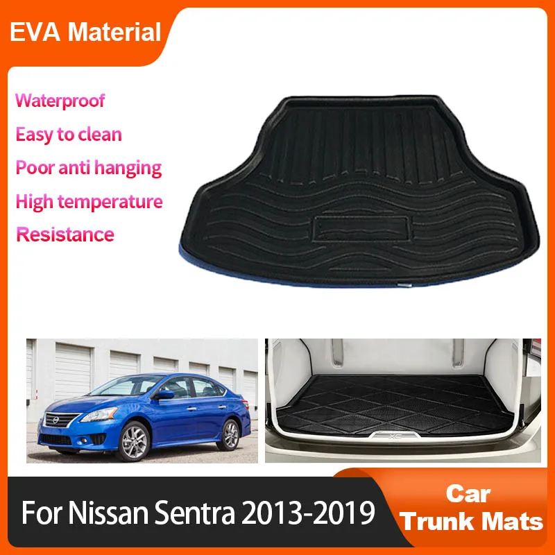

Auto Trunk Mat For Nissan Sentra Sylphy B17 2013-2019 2017 2016 Car Rear Cargo Liner Waterproof Protector Storage Pad Accessorie