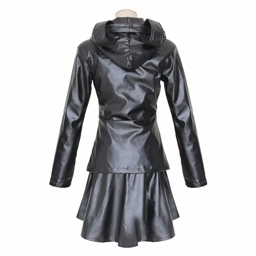 Tokyo Ghoul-Inspired Touka Kirishima Black Dress and Hoodie Cosplay Costume for Women