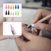 12 Pcs Point Drilling Pen Wax Head Tip Picker Replacement Manicure Nail Rhinestones The Replacements 2