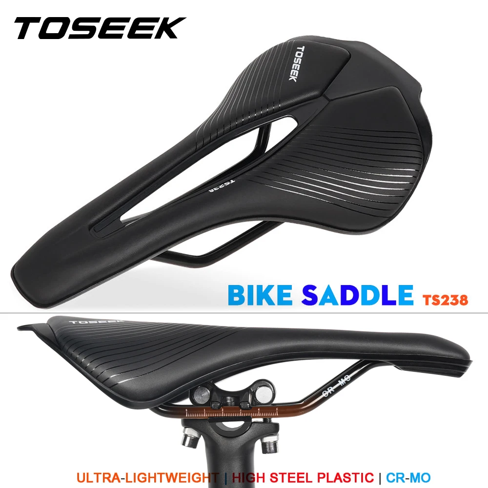 

TOSEEK TS238 Mtb Saddle Bike Seat Cushion Breathable EVA Material Mountain Bike Bicycle Products Accessories for MTB Racing
