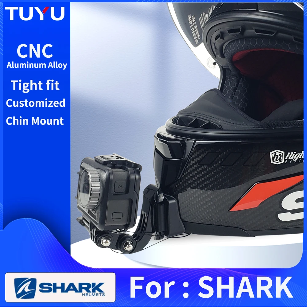TUYU Aluminum custom Shark race R GP Motorcycle Helmet Chin