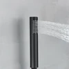 Uythner Hand-held Shower Head Water Saving Black Bathroom Rainfall Shower Nozzle Aerator High Pressure handheld Shower Head 5