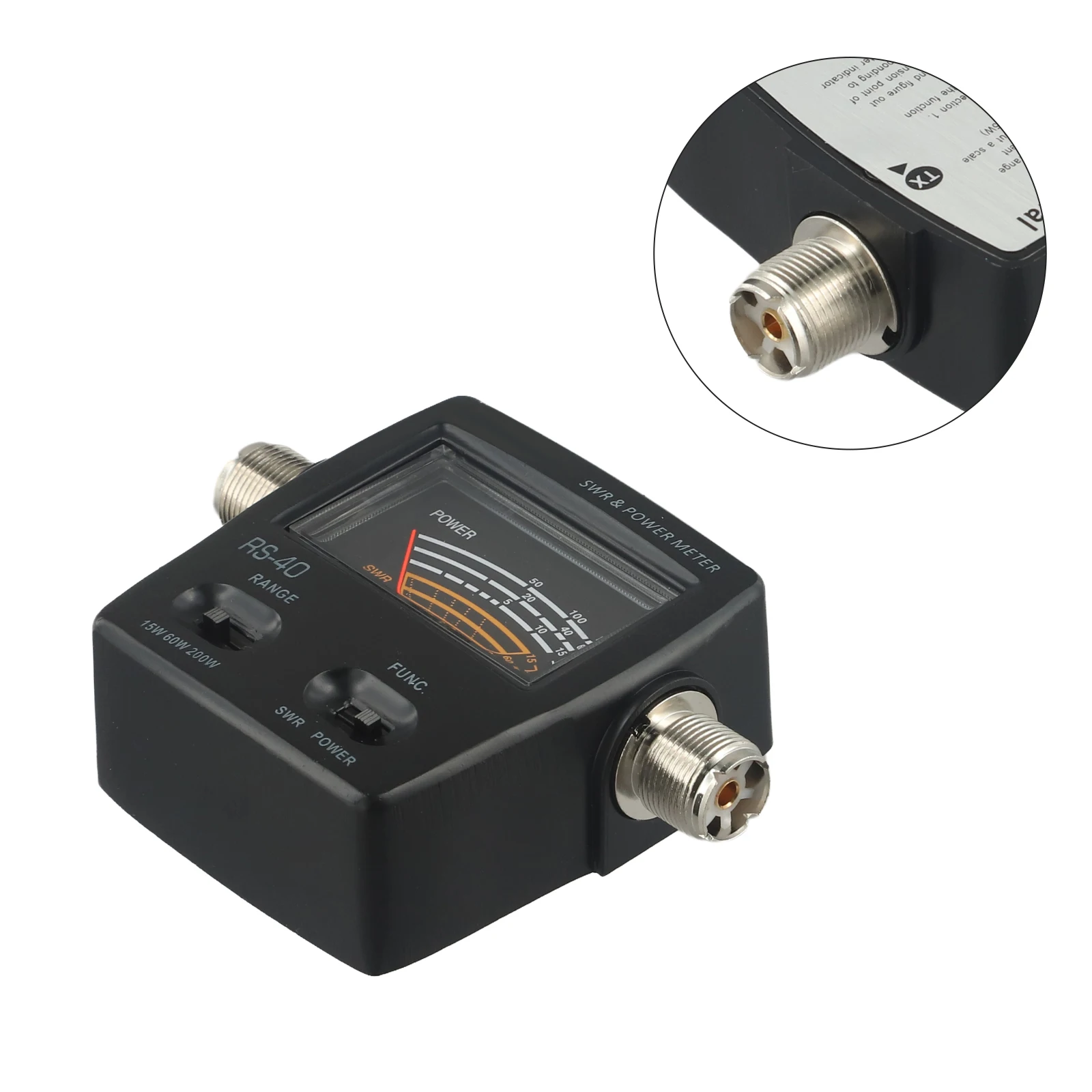 NISSEI RS-40 Standing Wave Meter Power Meter RS40 UV Dual Band SWR