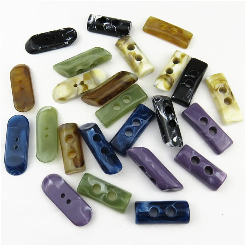 1 Pcs Resin Horn Toggle Buttons 2 Holes Imitation Jade Irregular Buckle Garment Sewing Accessories Duffle Coat Overcoat Fastener | Дом и сад