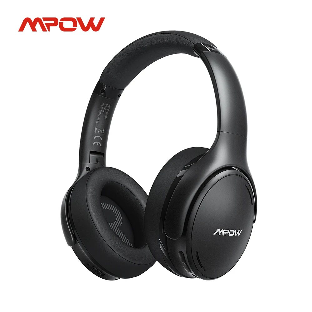 Mpow-active Cancelamento de Ruído Auscultadores Bluetooth V5.0 Dobrável sem Fio Headconjunto Cvc 8.0 Mic 30hrs Jogando Carga Rápida H19 Ipo