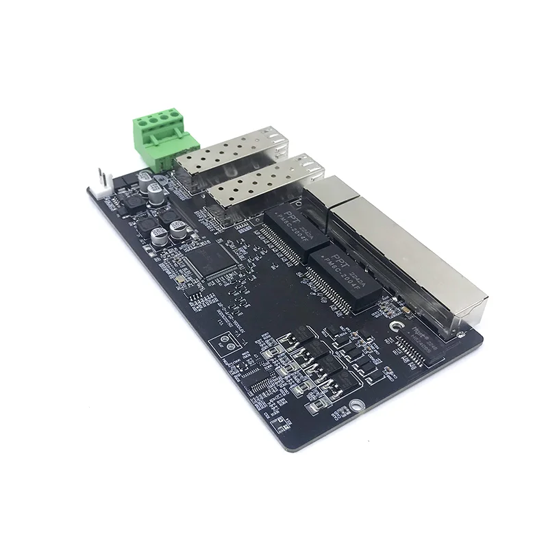 벽걸이 이더넷 스위치 기가비트 비관리 네트워크 스위치, SFP 포트 2 개, 5 포트, 10, 100, 1000Mbps