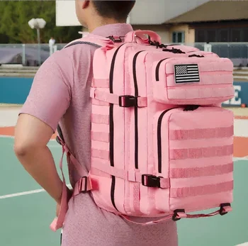 Zaino tattico da 45 litri per uomo Molle Zaino da sopravvivenza da 3 giorni Caccia Campeggio Escursionismo PALESTRA Zaino Sopravvivenza Bug Out Bag 1