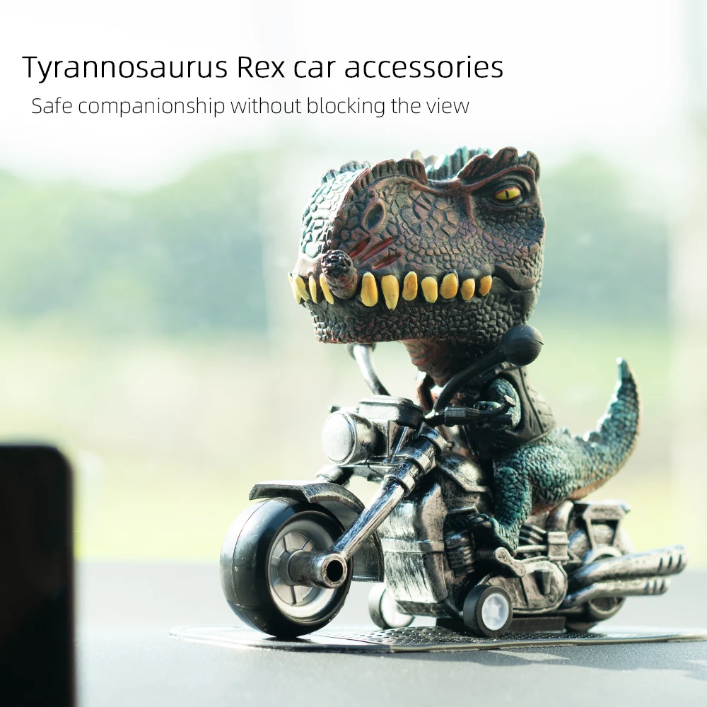 Childrens Dinosaur Modeling Pullback Motorcycle Simulation Locomotive Inertia Car miniatures item Animal figurines Dinosaur toys