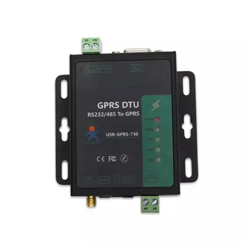 Industrial Cellular Modem Serial Port RS232 RS485 To GSM GPRS DTU Modem Converter server USR-GPRS232-730