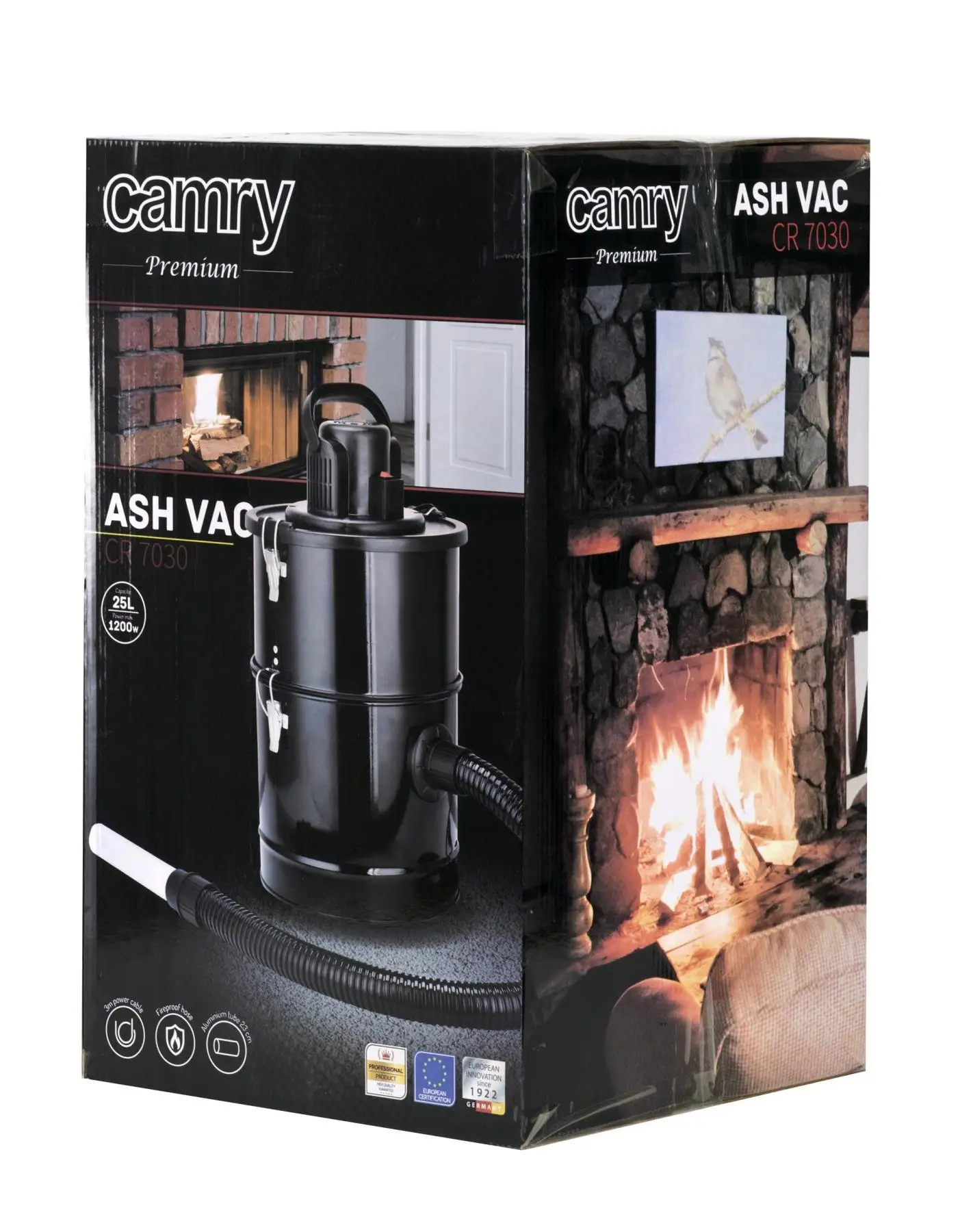 Camry CR 7030 HEPA filter ash vacuum cleaner, 25 litres, 1200 W