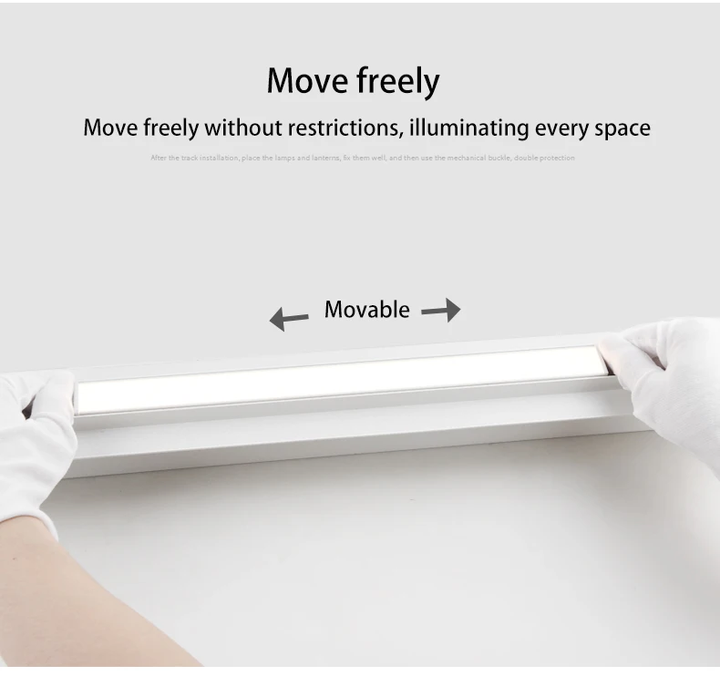 Description Picture 5 of itemSaiyo Dimmable Magnetic LED Track Light Rails Zigbee Spotligh COB White Embedded Line Ceiling Lamp 48V Downlight Grille Flood