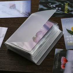 Elegant A6 Transparent Fresh Folders - 40pcs/Book for Organizing and Gifting (S18473)
