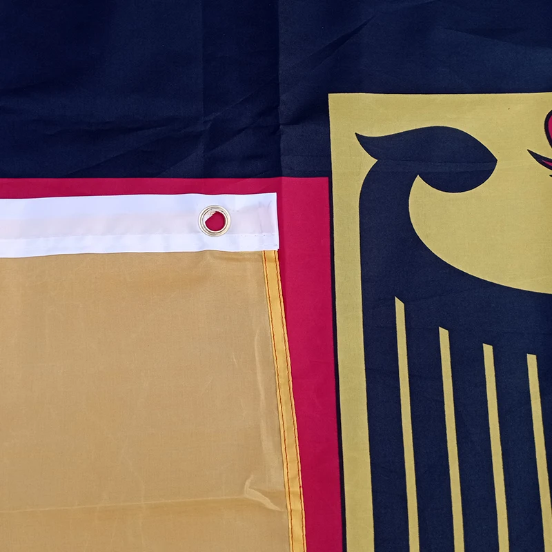 Germany National Emblem Flag double penetration polyester hanging Germany National Emblem banner Aerlxemrbrae 90X150cm