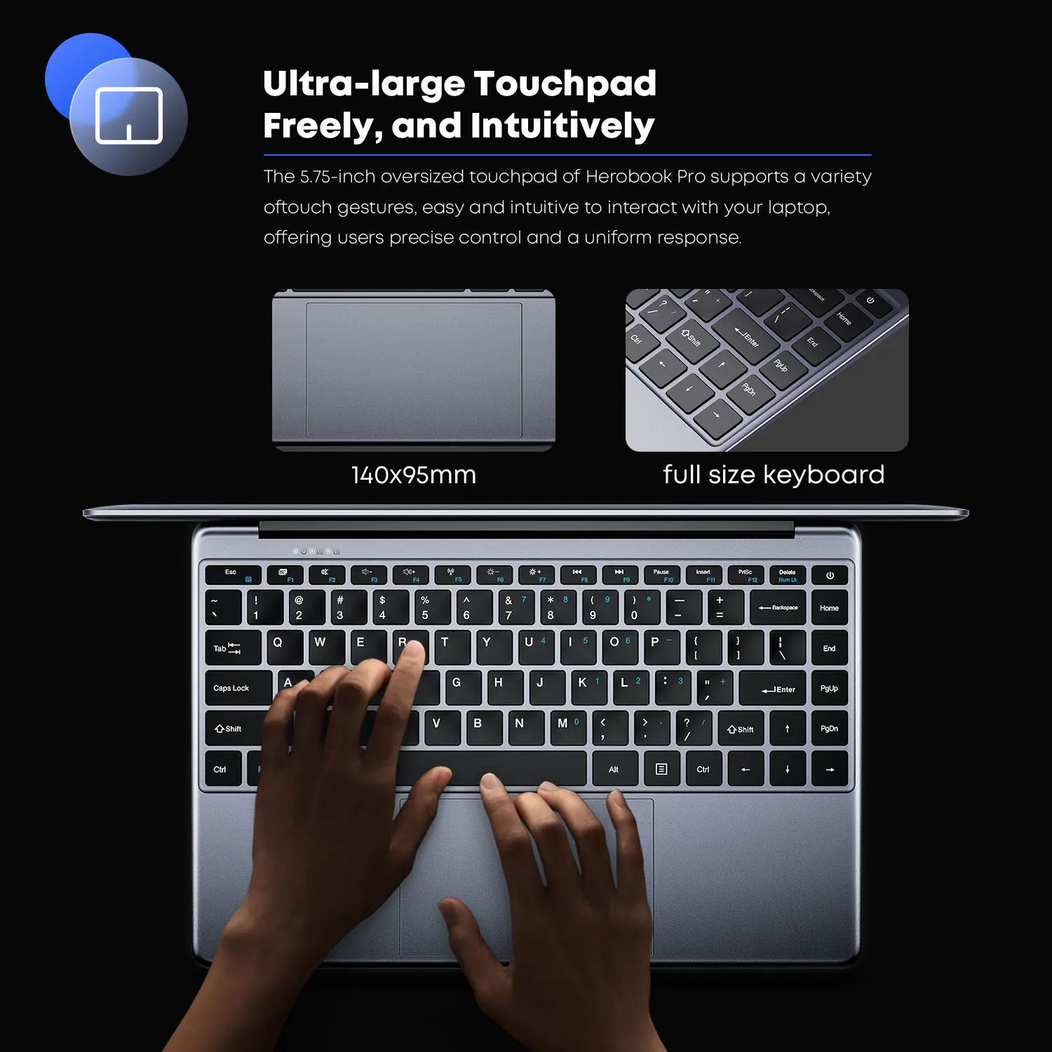 CHUWI HeroBook Pro 14.1″ FHD Display Intel Celeron N4020 Dualcore 6GB