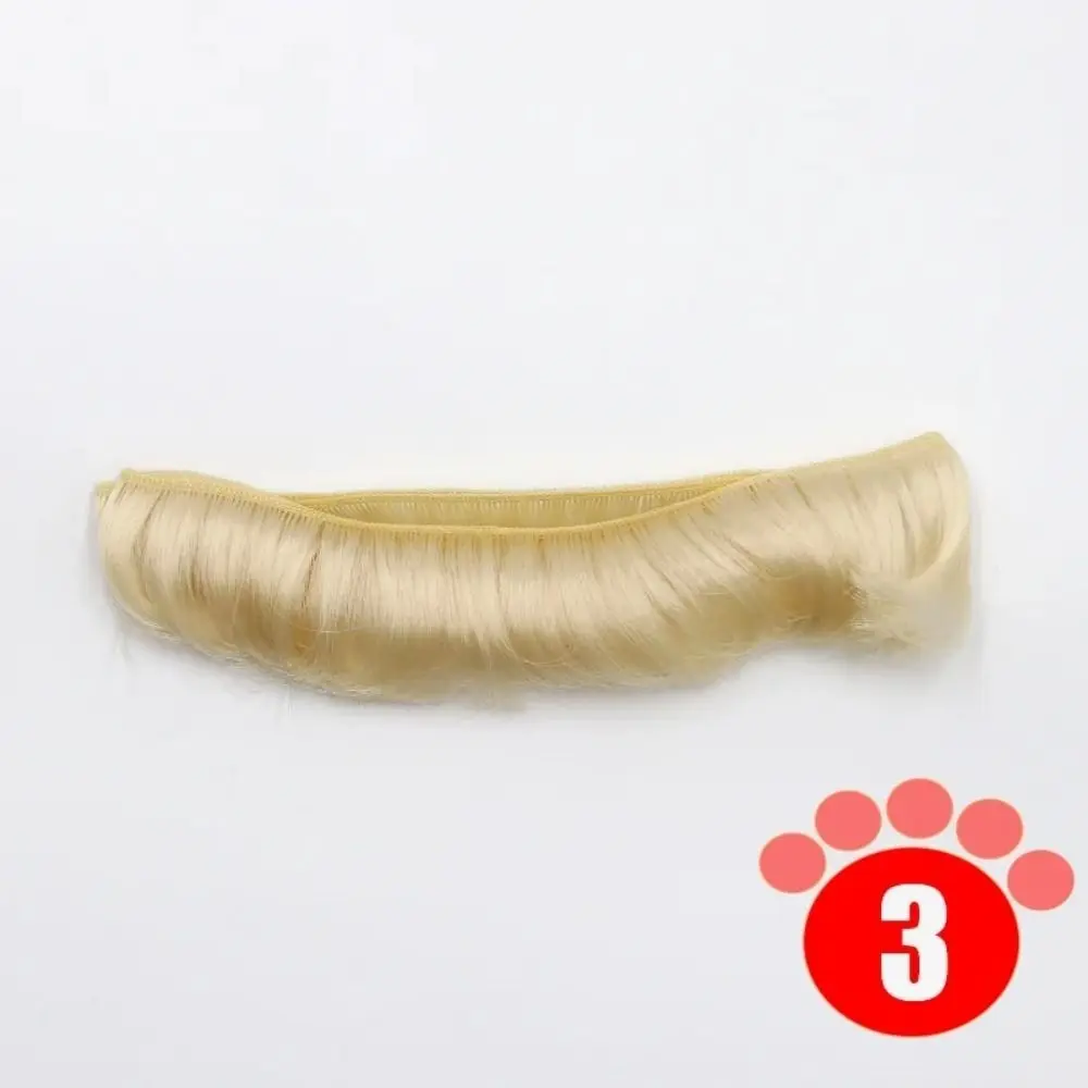1Pc 5CM*100CM Synthetic Boy Short Hair BJD Heat-resistant Wig Accessories Bjd DIY Fringe Hair Doll Wig