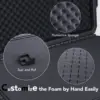 Trolley Toolbox Large Tool Box with Wheels Portable Safety Equipment Instrument Case Storage Box Professional Plastic Suitcase 3