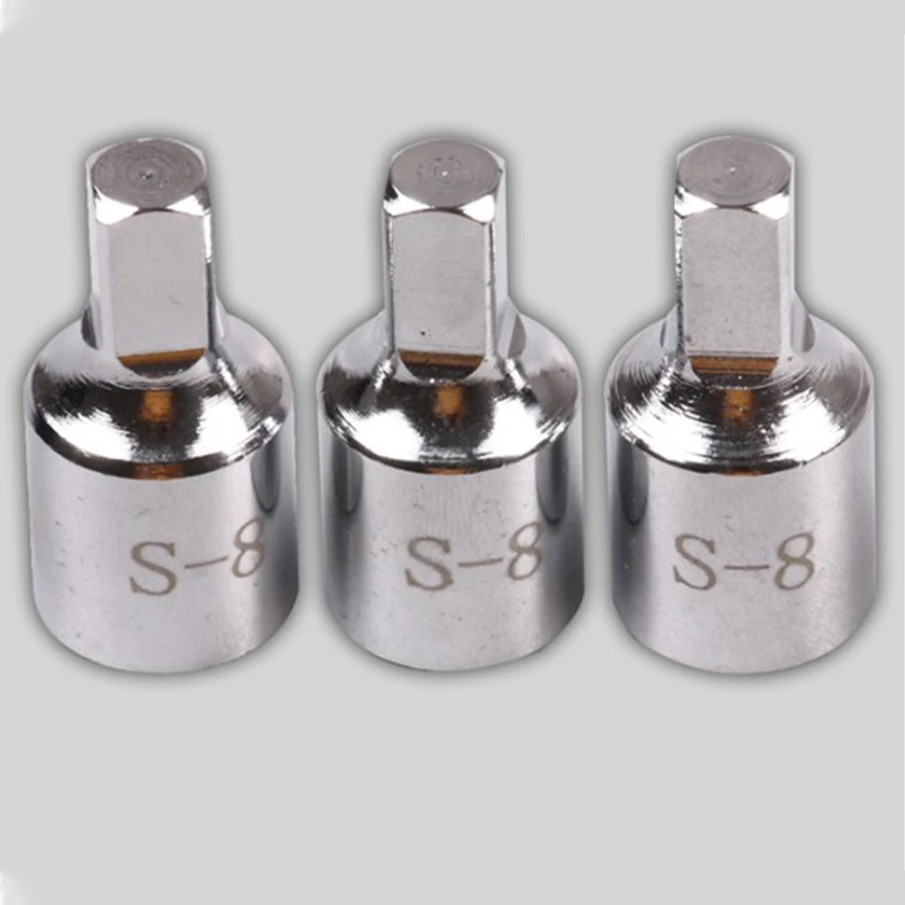 8mm Square Head With 3/8 Drive Oil Drain Pan Drain Plug Wrench Tool Remover Fit For Rear Axle Gearbox Crankcase
