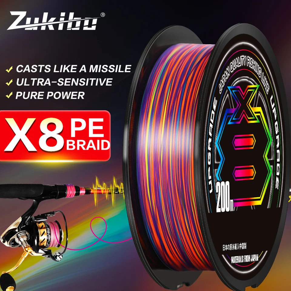 Japan Xbraid Upgrade X8 Never Fade Multicolor High Quality