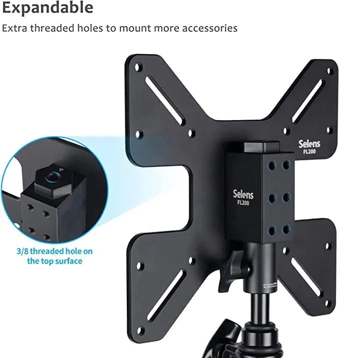 Selens TV Mount Bracket Stand Attachment and Wall Mount Removable Adapter Plate