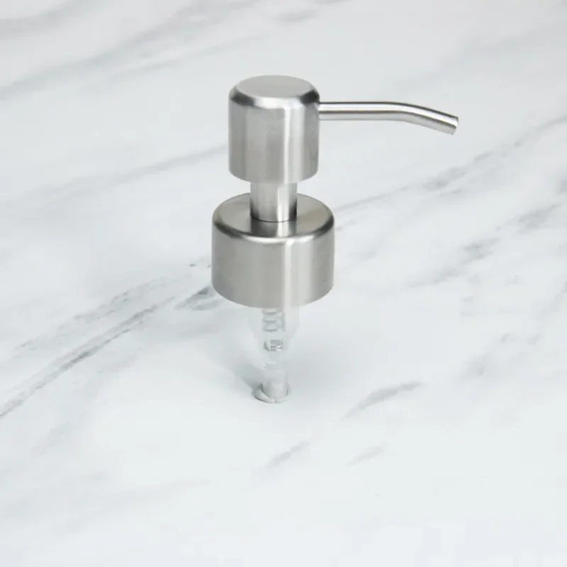 Hand Liquid Soap Pump Dispenser Nozzle for Bathroom Kitchen Stainless Steel Foam Sink Liquid Soap Nozzle Bathroom Accessories 5