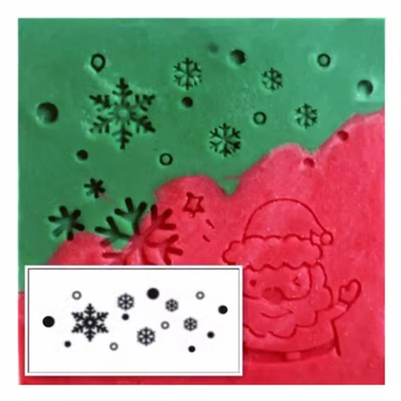 Christmas Xmas Series Transparent Acrylic Clear Custom Stamps, DIY