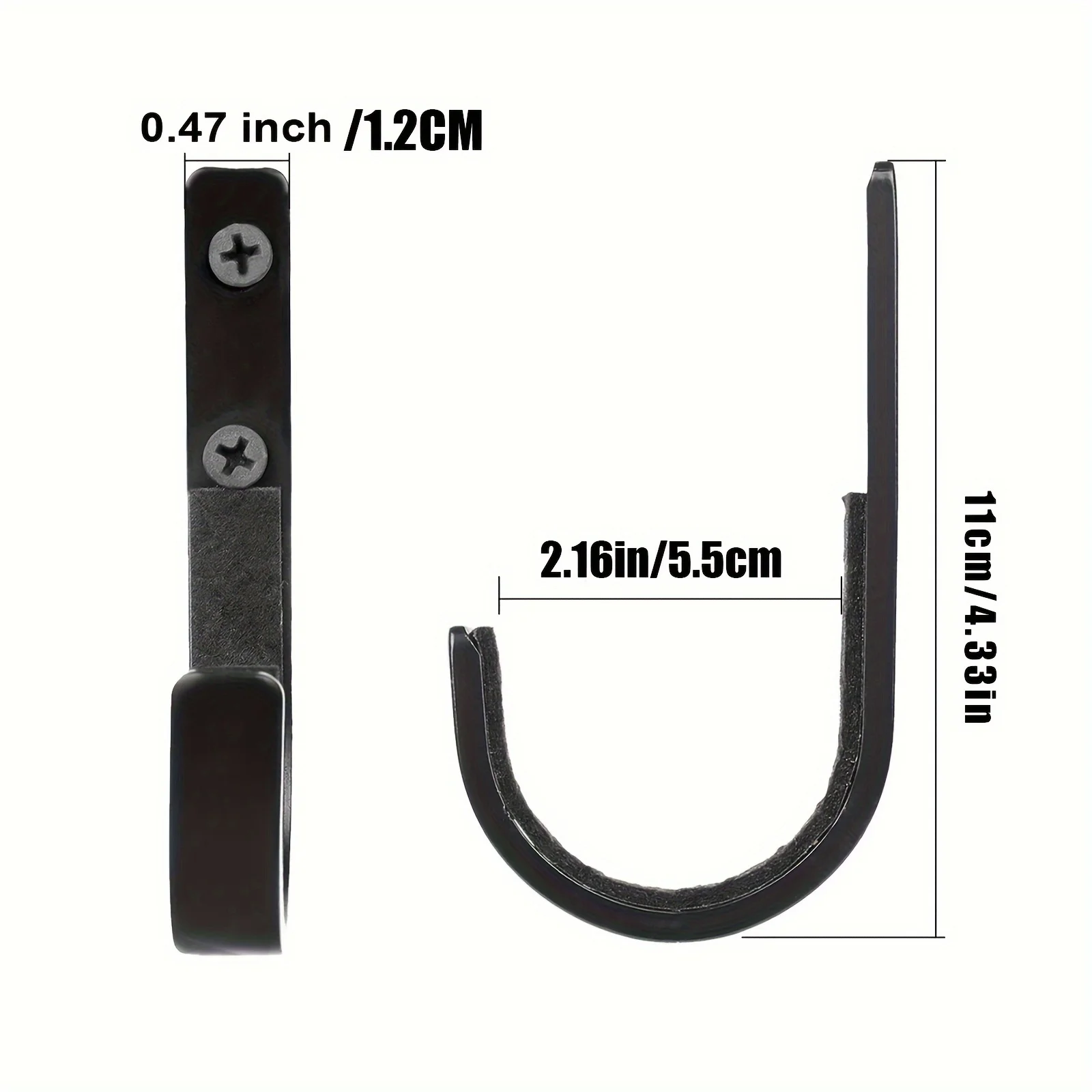 Deluxe Gun Rack Wall Mount with Soft-Padded Hooks for Rifles, Shotguns, and Archery Bows