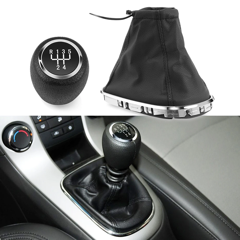 5 Speed Manual Gear Shift Knob For Chevrolet Cruze Sedan Hatchback 2009 2015 Mt Replacement